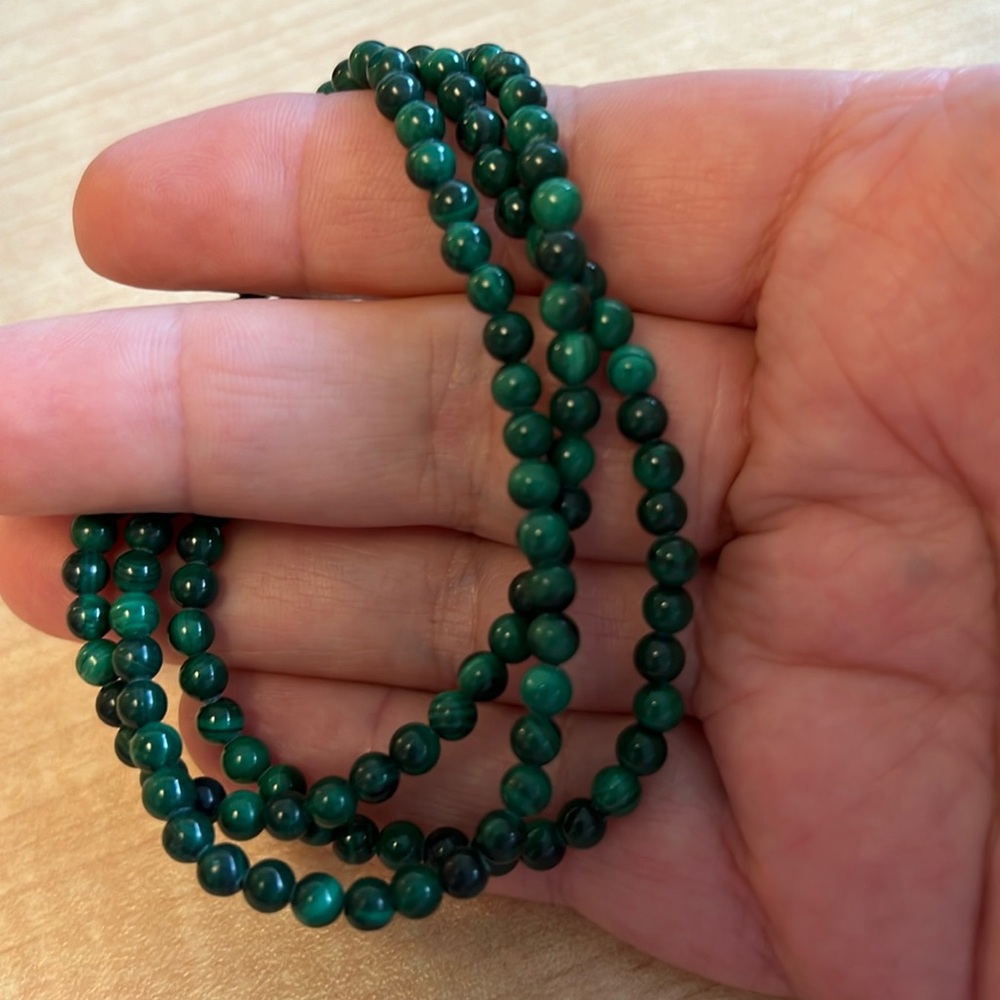 Malachite (ONE) 4mm bracelet